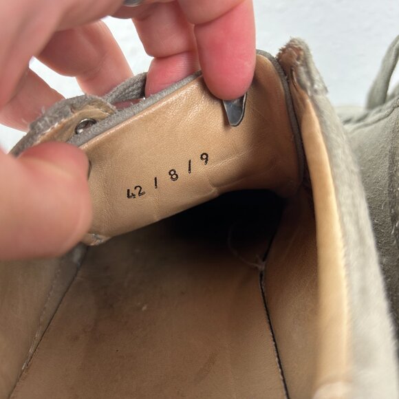 Suitsupply Gray Suede Men's Shoes Size 9 US - Picture 11 of 11